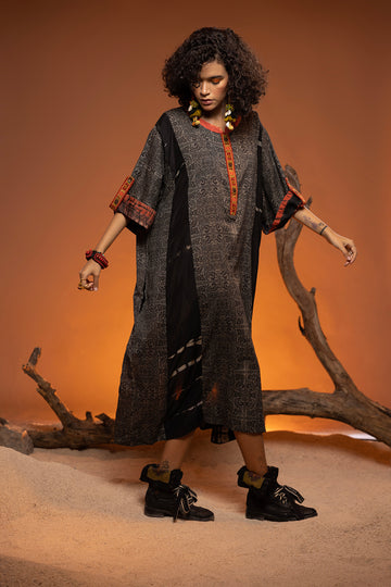 Sandalwood Tunic Kurta Black