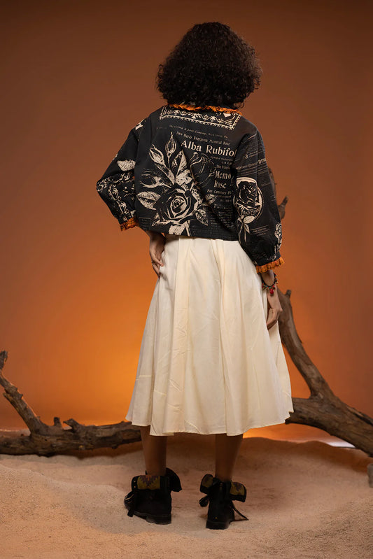 Maple A Line Skirt Ivory