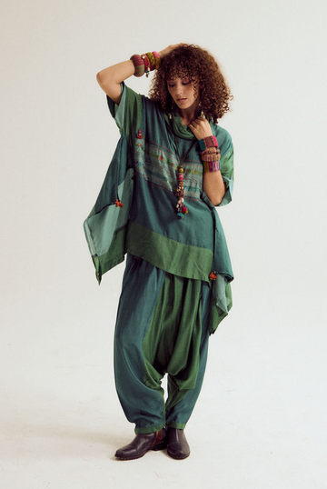 Plumeria cood set- teal/sage
