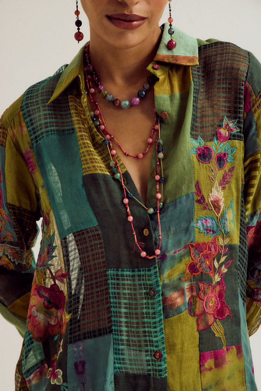 Paako & vinca set- turq green