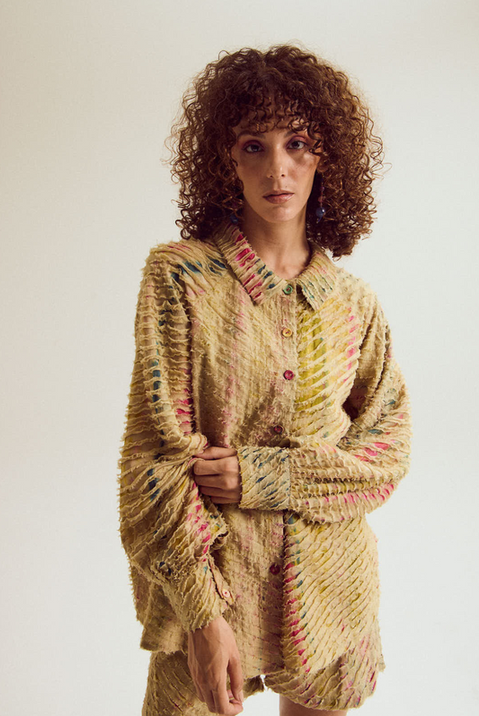 Petunia shirt- ecru