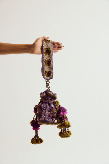 Poso Mini Bag (Lavender/Green)
