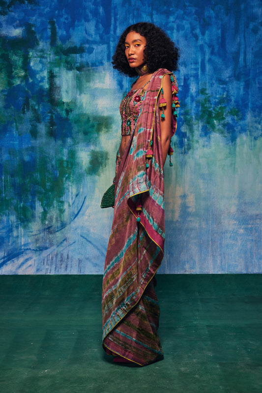 Aahana Tie Dye Saree