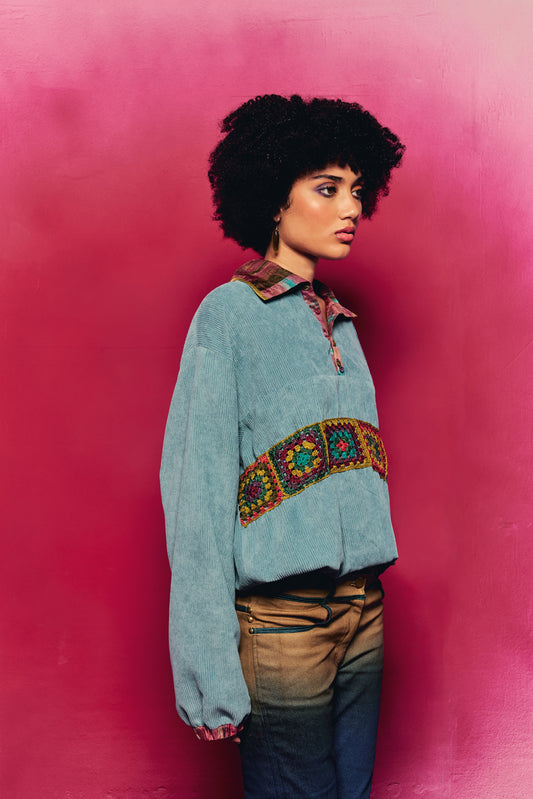 Lavira Shirt Sage Blue