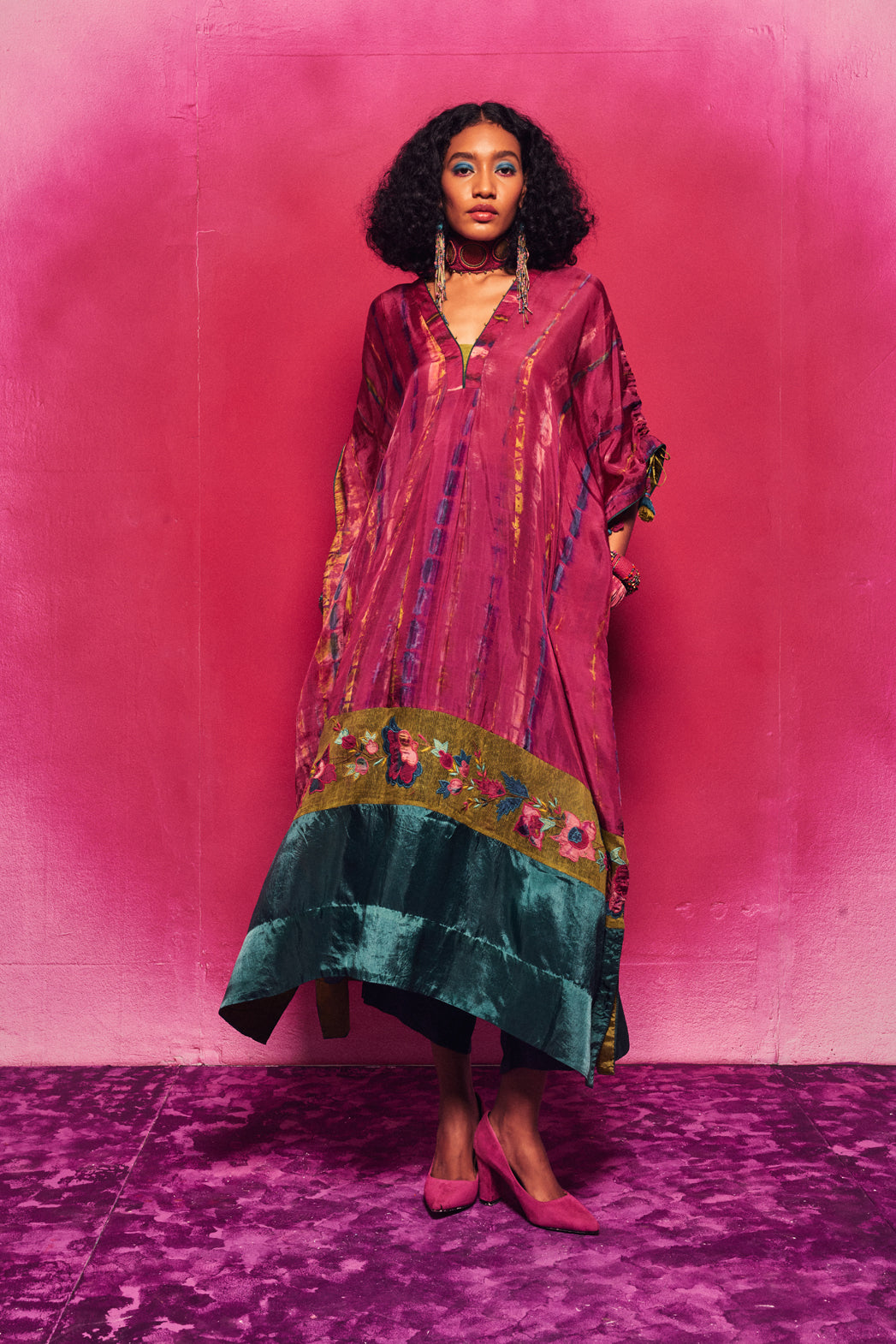 Nyra Tunic Sets Fuchsia