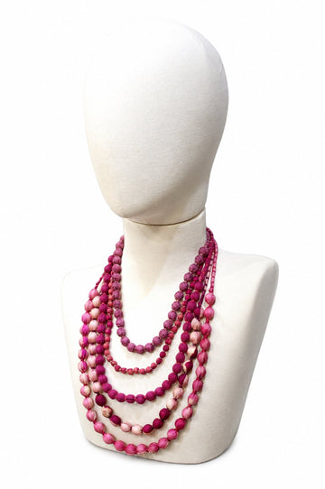 ECHO LAYERED NECK PIECE - PINK