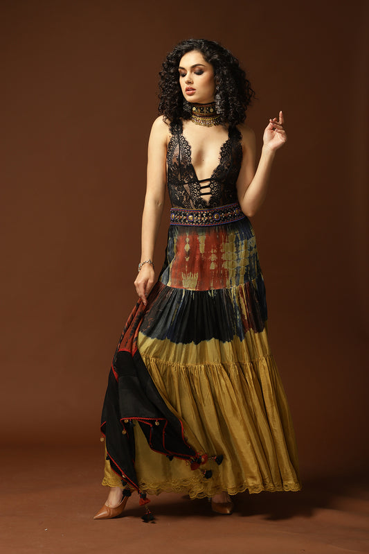 SAYONI - BLACK MULTI OCHRE