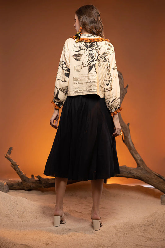 Maple A Line Skirt Black