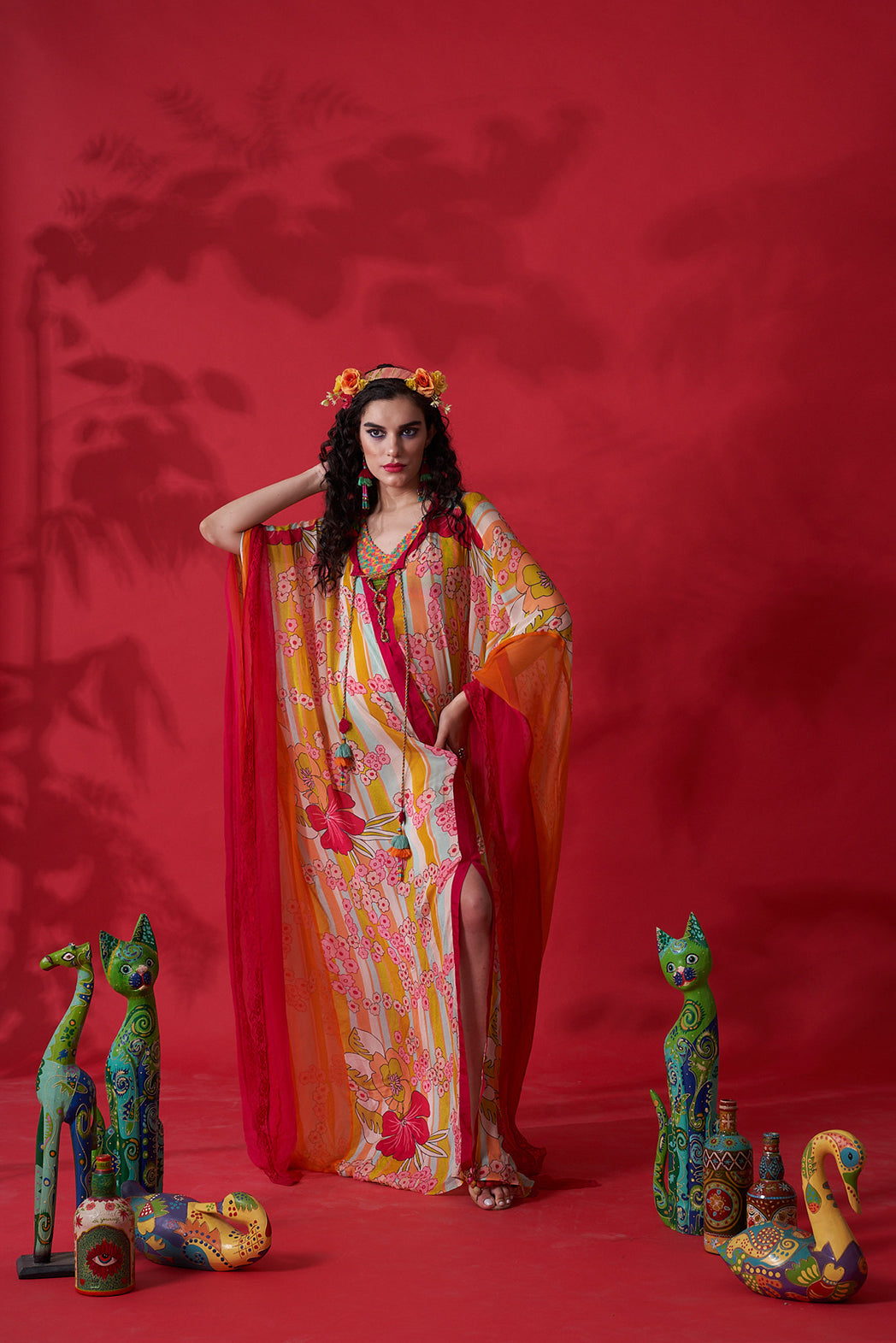 Celesta Kaftan Multicolor